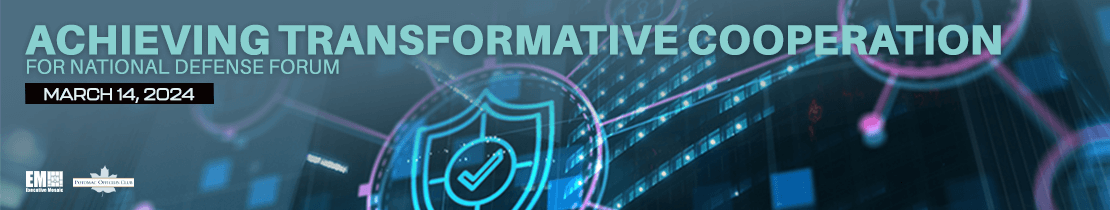 Banner of the Achieving Transformative Cooperation for National Defense
