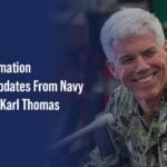 4 Information Warfare Updates From Navy Vice Adm. Karl Thomas Graphic of Navy Vice Adm. Karl Thomas with the headline: Four Information Warfare Updates From Navy Vice Adm. Karl Thomas